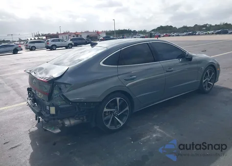 2022 Hyundai Sonata Sel Plus из США, поврежденный, VIN KMHL44J22NA244786